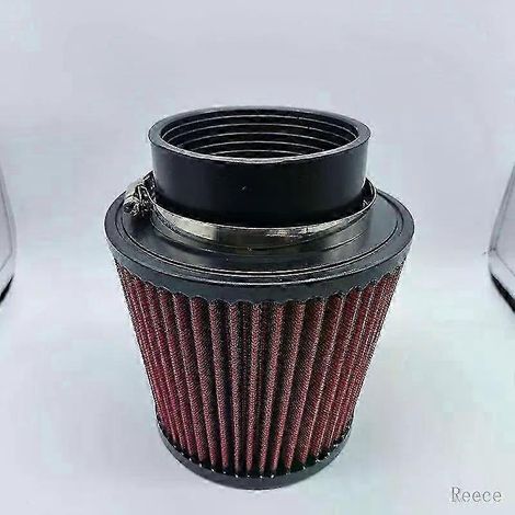 Filtre à air universel à haut débit KN 102 mm, 89 mm, 76 mm, 3, 3,5, 4 pouces, conique, pour KN 14084-2, tête champignon (logo KN rouge 89 mm) (1/5)