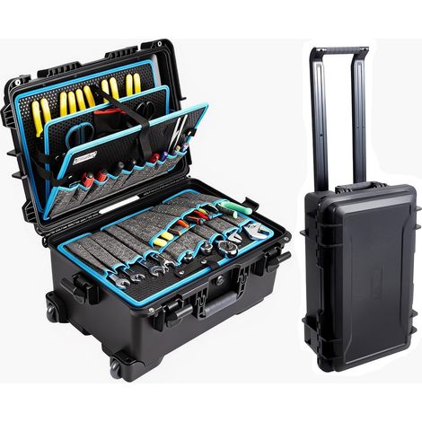 Coffret à Outils Roulant Étanche IP67, 4 Niveaux, Cloisons Réglables (1/5)