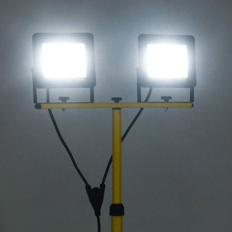 Projecteur à LED avec trépied 2x100 W Blanc froid CFW104919 (1/5)