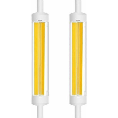 Source lumineuse : spot à filament linéaire J118 à 360°, 1200 lm (équivalent à une lampe halogène de 120 W), lumière froide. (1/5)
