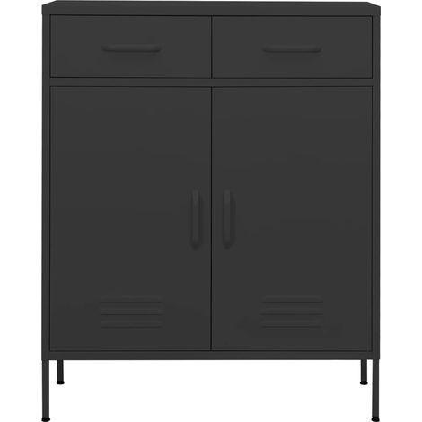 Maison Exclusive - Armadietto Antracite 80x35x101,5 cm in Acciaio
