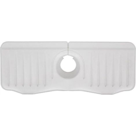 [JAMAIS UTILISÉ] Protection anti-éclaboussures pour évier de cuisine, récupérateur d'égouttement pour robinet d'évier, protection anti-éclaboussures durable, blanc