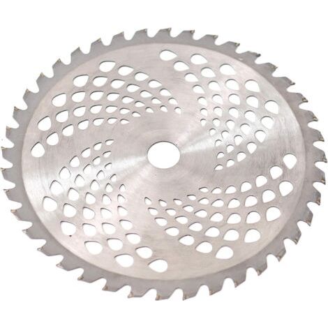 Generic Lame de scie circulaire en métal dur de haute qualité pour débroussailleuse 255 x 25,4 mm 40 dents (1/4)