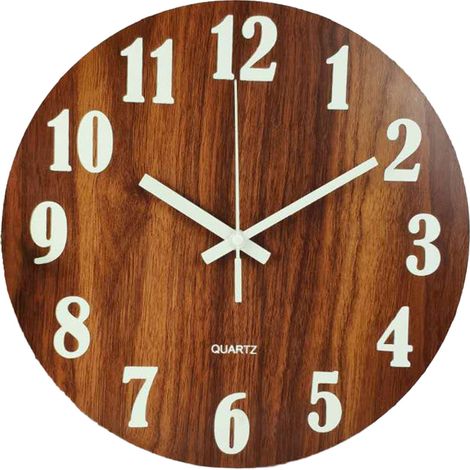 Horloge murale numérique lumineuse - utilisée pour décorer les chambres, les cuisines, les salles de classe et les bureaux