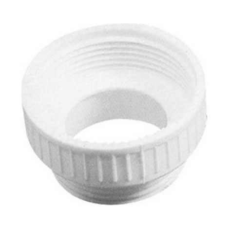 RIDUZIONE IN PVC PER SIFONI DA PORCELLANA A INOX M 1&quot1/4 x F 1&quot1/2
