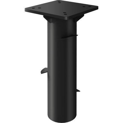 Sonnenschirmständer aus Beton, Ampelschirmständer Schirmständer Quadrarisch Schirmhalter, Ständer für Ampelschirm 113/92 mm, Schirmgewicht für Balkon, Terasse, Garten, Dunckelgrau
