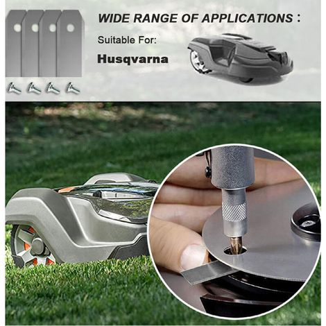30 lame de rechange pour Robot tondeuse husqvarna / automobile / Gardena / yardforce, lame titane - lame de rechange (3G - 0.75mm) - SP High qu (1/3)