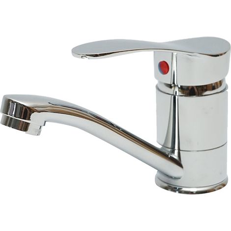 Miscelatore per lavello da cucina con bocca girevole 19 cm, cromato lucido Breckner Germany (1/3)
