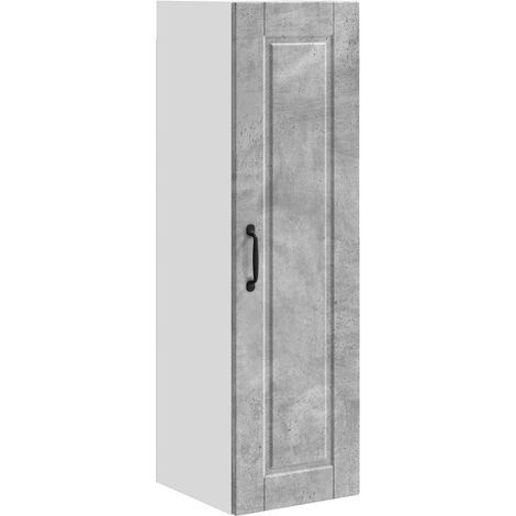 Maison Exclusive - Armadietto a muro PORTO Grigio cemento 30 x 31 x 100 cm