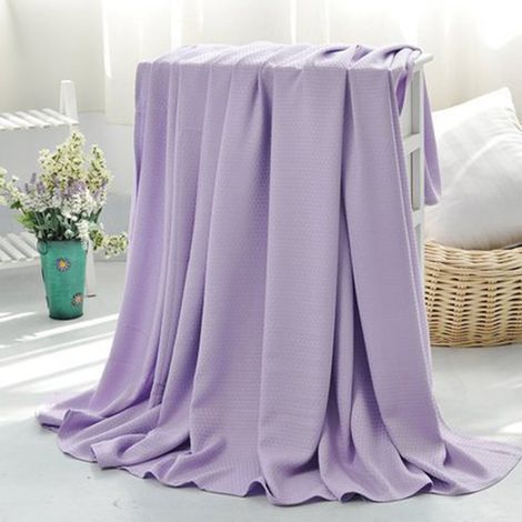 Couverture Rafraîchissante - Polyesther Respirant - Pour Dormeurs Chauds Et Transpirations Nocturnes - 100 x 90 cm - 250 g (1/5)