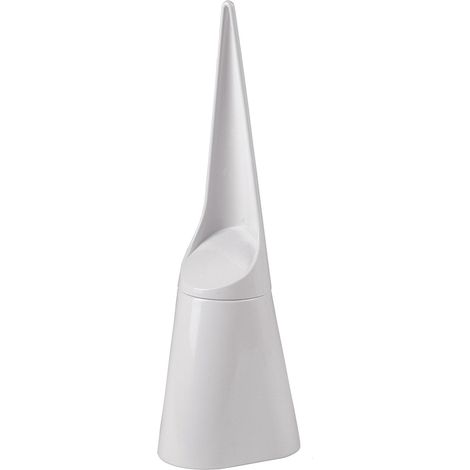 MEDICLINICS ES0421 Escobillero de Pie de ABS y Polipropileno Blanco - ref: ES0421