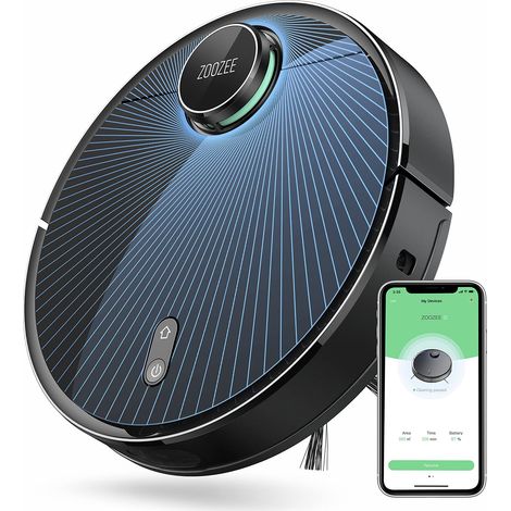 Robot Aspirateur LiDAR 5GHz Wi-Fi Surveillance 240 Min (1/5)