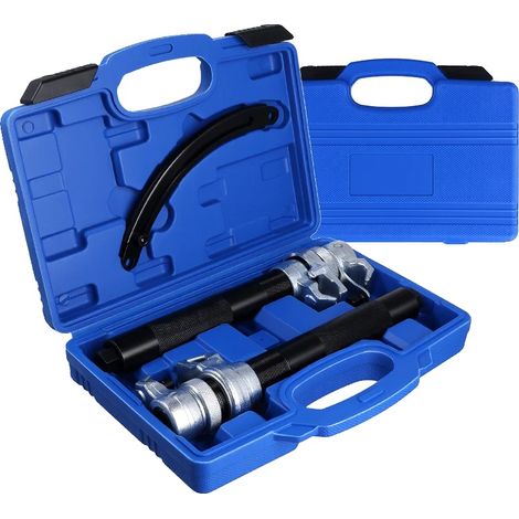 Outil de compresseur de ressort, charge maximale 2645 lbs, ouverture de mâchoire 2,7-10,6 pouces, matériau en acier, design portable, adapté à divers véhicules (1/5)