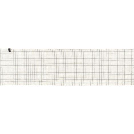 SCHÖNER WOHNEN runner da tavola CHECK - 1 pezzo 40x150 cm, grigio