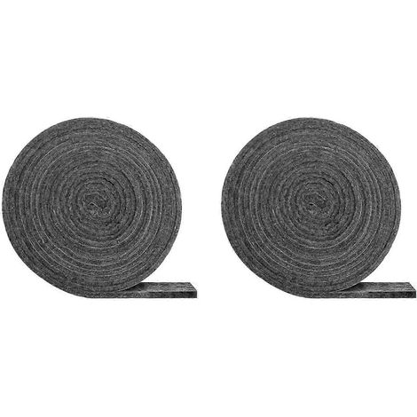 Joint de grille haute température 2X pour couvercle en céramique Big Green Egg, joint auto-adhésif de 4,57 m (15 pi) de long (1/4)
