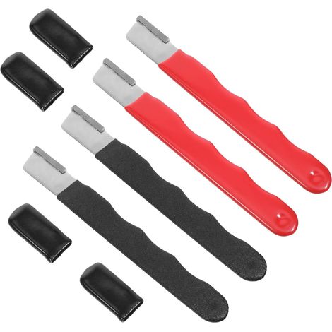 Affûteurs d'outils de jardin en 4 pièces, affûteurs de lames de sécateurs, mini-outils d'affûtage portables à tranchant rapide pour cisailles à haie, haches de jardin, outils de taille, ciseaux (1/5)