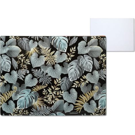 Carmani, tablero de vidrio 40x30cm - Flores (1/4)