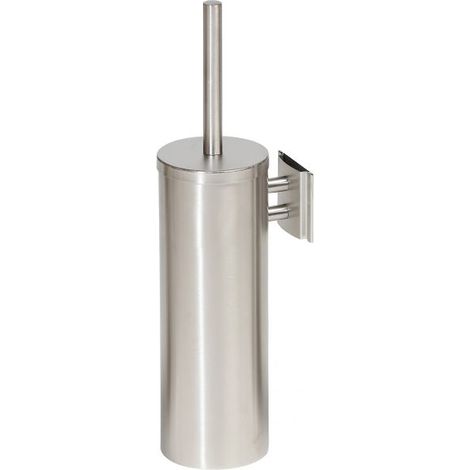 JVD - Balai Brosse WC en silicone hygiénique et support mural en inox 304 brossé solution durable et pratique. - Matériel professionnel (1/3)