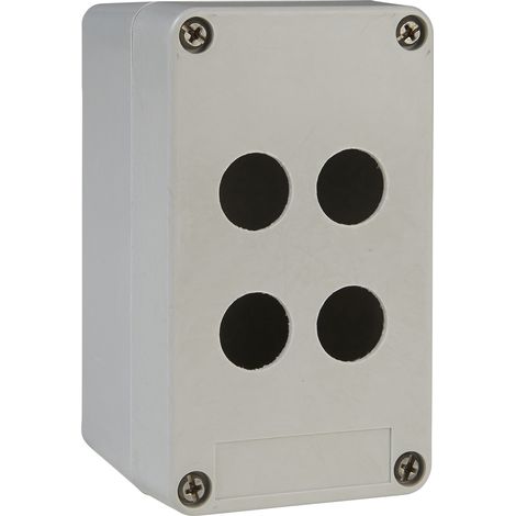 Pulsantiera vuota XAP-A - plastica - 4 fori su 2 file - XAPA1104 (1/2)