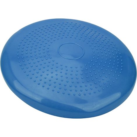 Coussin gonflable de yoga épaissi, équilibre, massage, fitness, sport, gym, bleu, diamètre 34 cm (1/5)