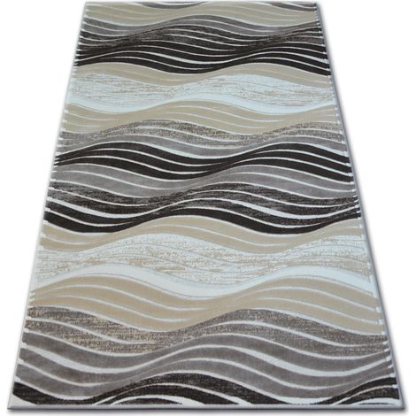 Teppich ACRYL YAZZ 1760 Braun/dunkelbeige  brown 80x150 cm