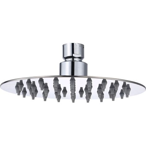 SOFFIONE DOCCIA INOX TONDO D 200 MM GROENLANDIA- 1,0 pz