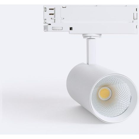 Faretto LED Binario Trifase 30W Carlo Bianco  2700K Bianco Caldo