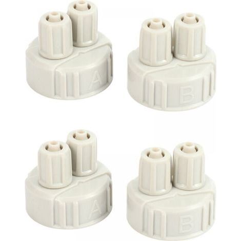 BUNTHAUS Système générateur de CO2 pour Aquarium, 4 pièces, bricolage, avec Tube, pièces d'outils, Capsules pour accessoires de plantation (1/4)