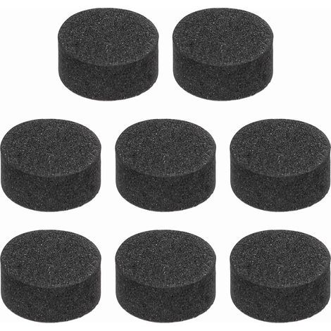 Isolationspads für einseitige Lautsprecher, 10 mm x 5 mm rutschfeste Schaumstoffbasis, stoßdämpfende Pads für Verstärkerfüße, Schwarz (1/5)