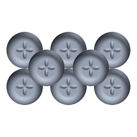 8er-Pack selbstklebende Wabenpads, SCOTCH, Ø 25 mm, grau SCOTCH