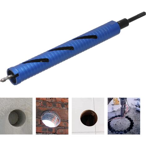 Foret diamanté 5/8-11 de 1,5 po avec guide-foret pour murs en béton armé (1/5)