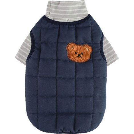 Gilet Polaire Pour Chien Imperméable Avec Fermeture Éclair - Vêtement D'hiver Chaud Pour Petit Et Moyen Chien - Protection Contre Le Vent Et La Neige - Taille Unique (1/5)