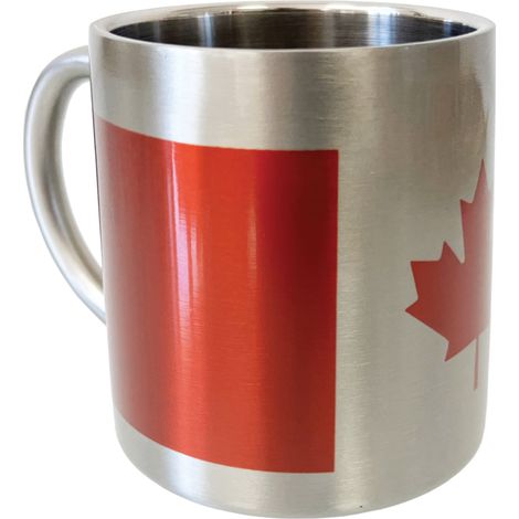 Tasse inox double paroi drapeau Canada 200 ml