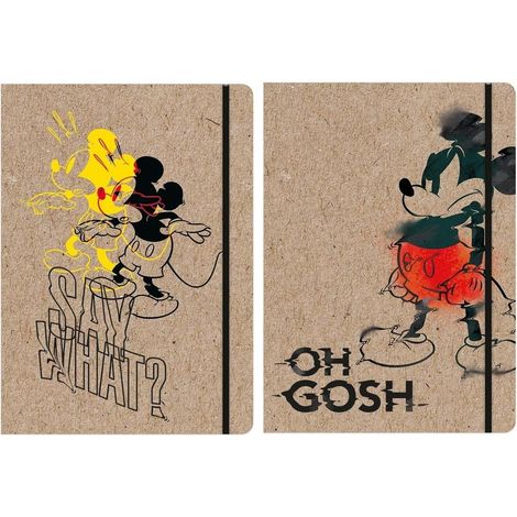 Cartella elastica in carta kraft A4 di Topolino