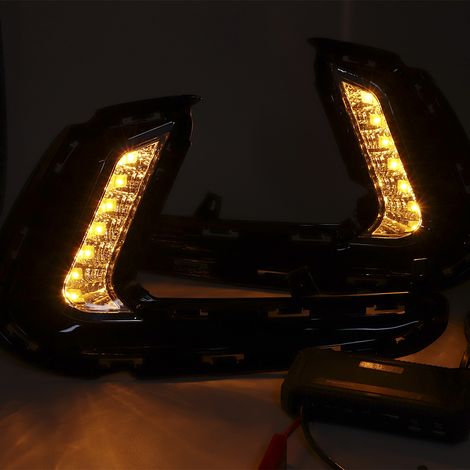 LED-Tagfahrlicht, LED-Nebelscheinwerfer und Blinker (2 Stück, übergroß) für Hyundai Elantra 2017-2018 (1/5)