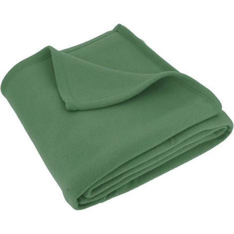 LNT -Couverture Polaire pour Lit et Canapé, 240X260 cm - 100% Polyester traité Non feu - Couverture Ultra Chaude Amande (1/5)