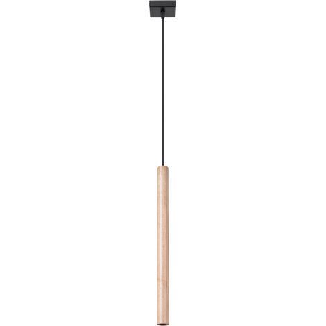 Lámpara colgante mossa 1 G9 madera lumilo 12.393.66 (1/5)