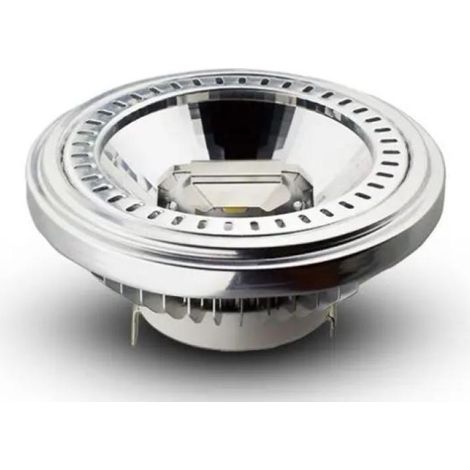 V-TAC Faretto LED AR111 12W G53 12V 20° 3000K Bianco Caldo SKU 214084