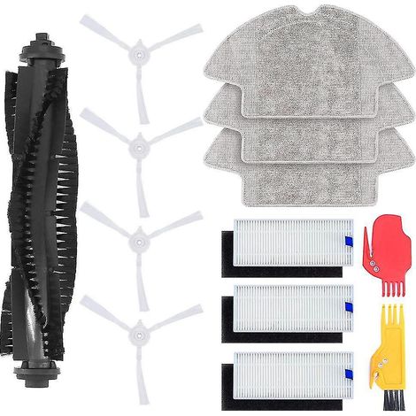 Brosse principale, brosses latérales, filtres, lingettes de nettoyage pour aspirateur 360 S6 (1/4)