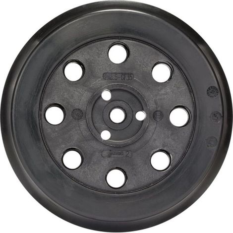 Plateau de Ponçage Mi-Dur (pour Peinture, Mastic, 8 Trous, Ø 125 mm, Accessoires Ponceuses Excentriques) (1/4)