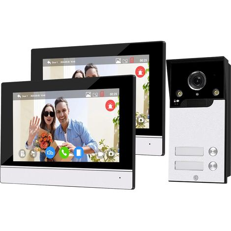 Visiophone WiFi avec Câble Écran Intérieur 7" (1/5)
