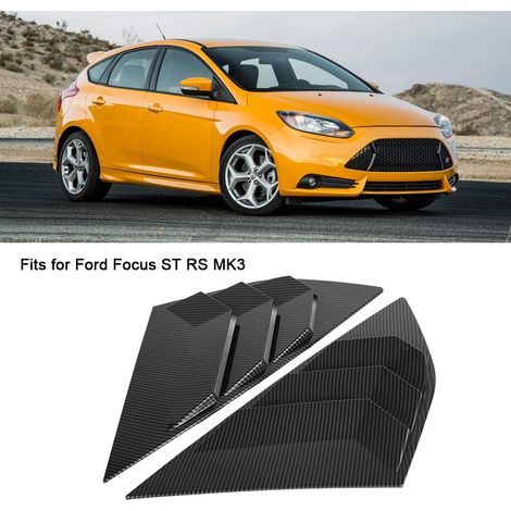 Heckscheiben-Lüftungsgitter im Carbonfaser-Stil, passend für Ford Focus ST RS MK3 (1/5)