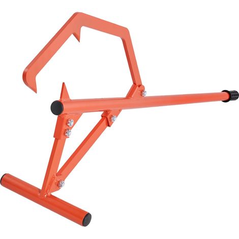 Timberjack 46,5 po - Roule-bûches en acier robuste, levier avec crochet réglable, outil de bûcheronnage pour troncs jusqu'à 25 po, levage et coupe faciles. (1/5)