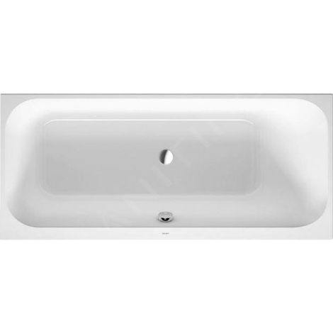 Duravit Happy D.2 Baignoire rectangulaire à encastrer, dossier (1/3)
