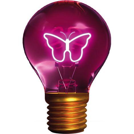 SBS Lampadina Decorativa Luce Farfalla