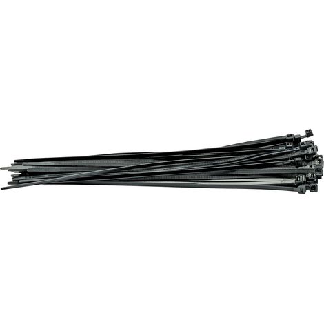 Draper 70397 Cable Ties, 4.8 x 300mm, Black (Pack of 100) (1/5)