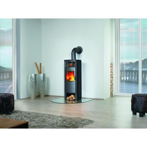 Opera-B Grande (5 KW) Ofenkacheln meteor-schwarz