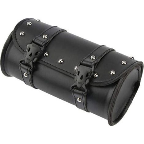Sac à outils de moto en cuir PU, sac à outils pour fourche arrière (1/2)