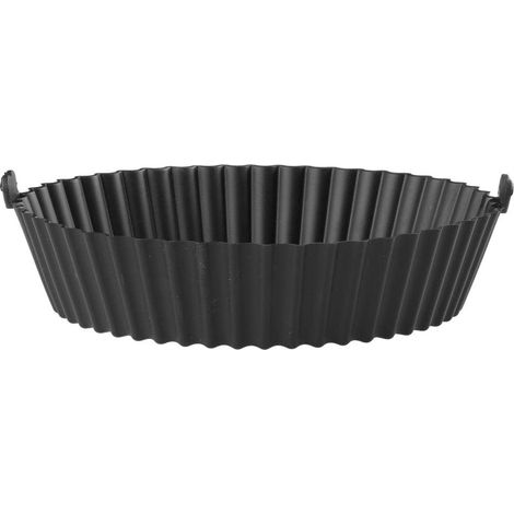 1 molde de silicona antiadherente, resistente al calor hasta 220 °C, apto para lavavajillas, para freidora de aire. (1/5)