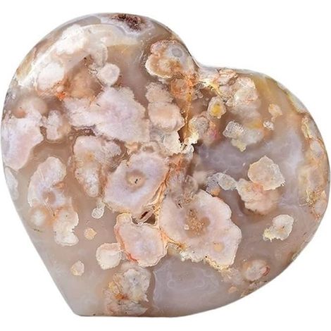 Quartz Rose Naturel en Forme de cœur, 1 pièce, Mini Bijou en Cristal d'amour, Cadeau de décoration for Couple, Souvenir Collections de la Maison (1/5)